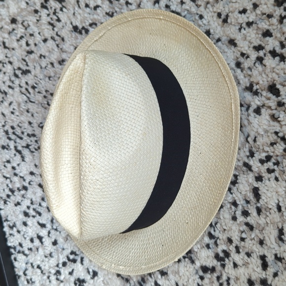 Straw Fedora Hat - Picture 4 of 6